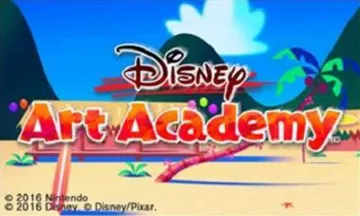 Disney Art Academy (USA) screen shot title